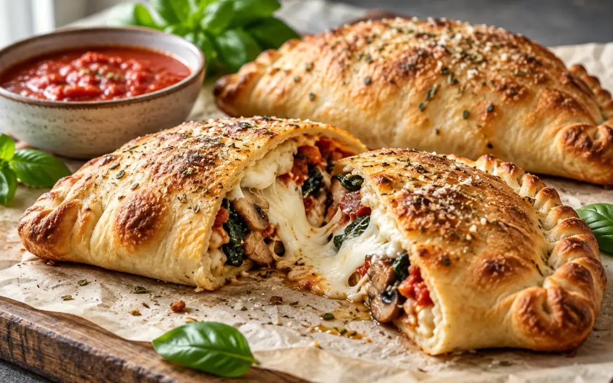 Homemade Calzones: Crispy, Cheesy and Make-Ahead
