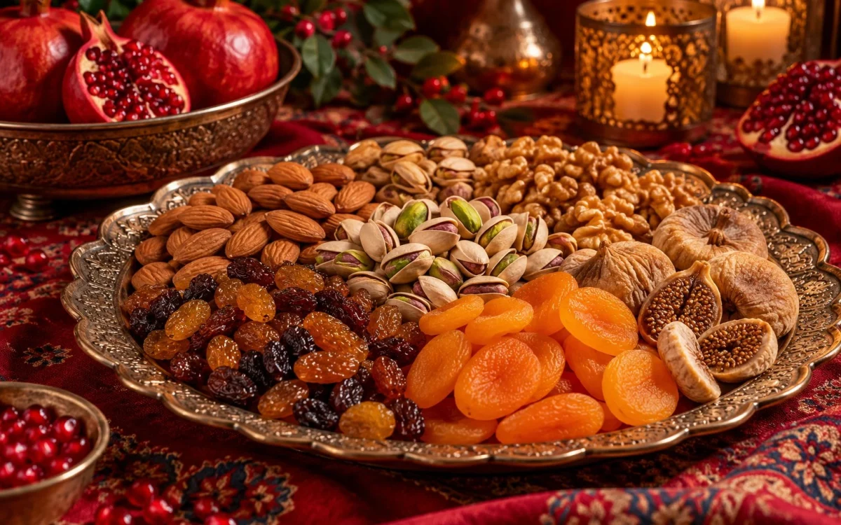 Yalda Night Ajil: How to Build a Nut and Dried Fruit Platter