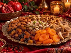 آجیل شب یلدا: چطور سینی مغز و میوه خشک بچینیم